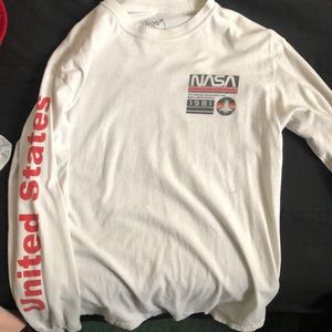 Men's Med neon riot NASA long sleeve shirts with minor wear.